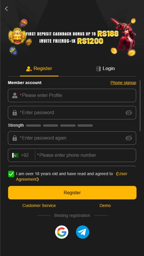 188PKR Game login